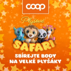 COOP, Safari, vánoční soutěž, plyšáci